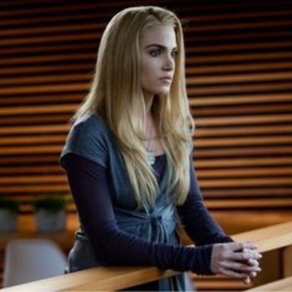 ASO Rosalie Hale Anthropologie Moth Wrap Cardigan size M